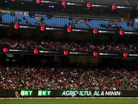 Sharp EIT Delivers Australia’s Largest Stadium LED Panel Supply