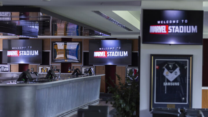 Marvel Stadium Digital Screens